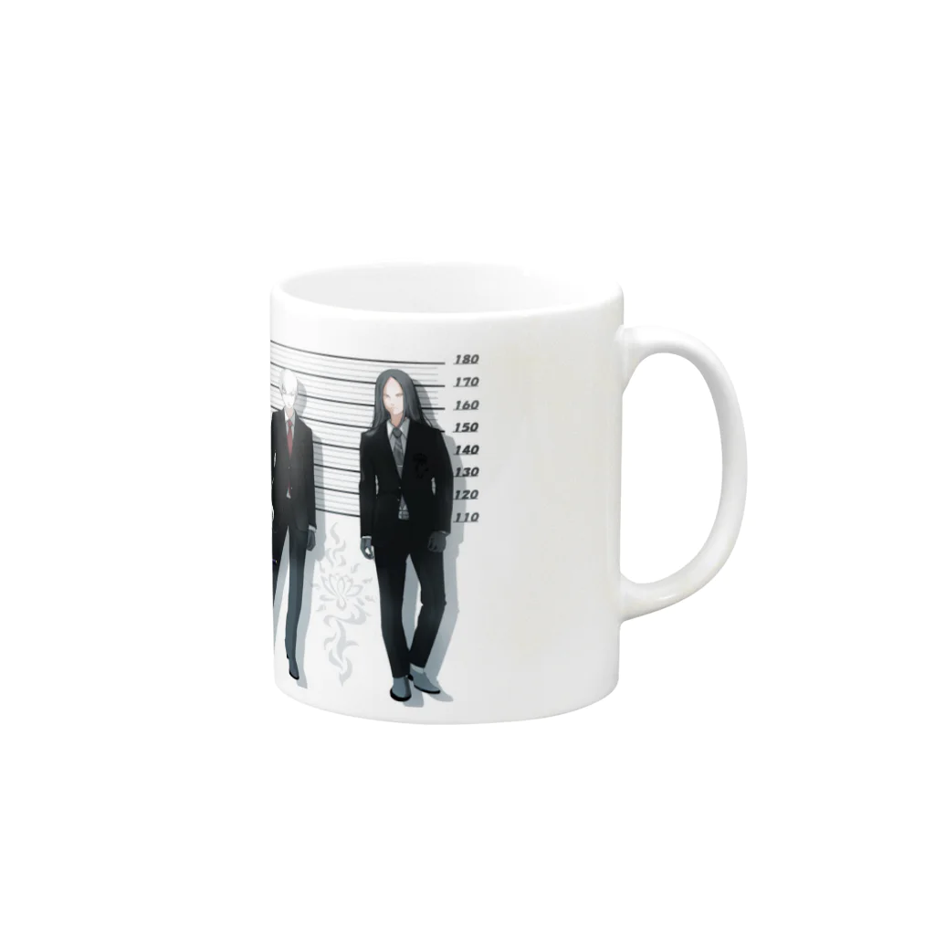 モノクロームアトラクトのMA Mug :right side of the handle