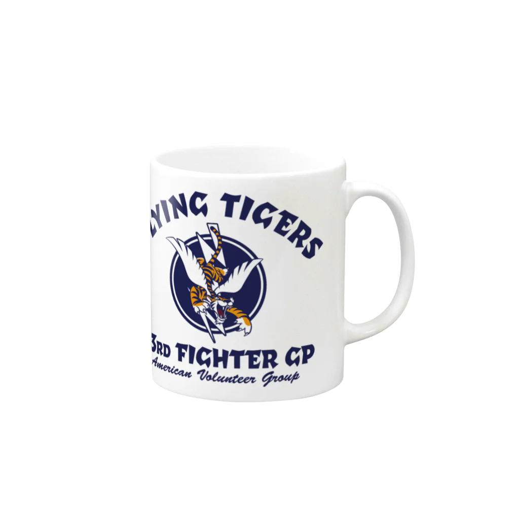 Bunny Robber GRPCのFLYING TIGERS Mug :right side of the handle