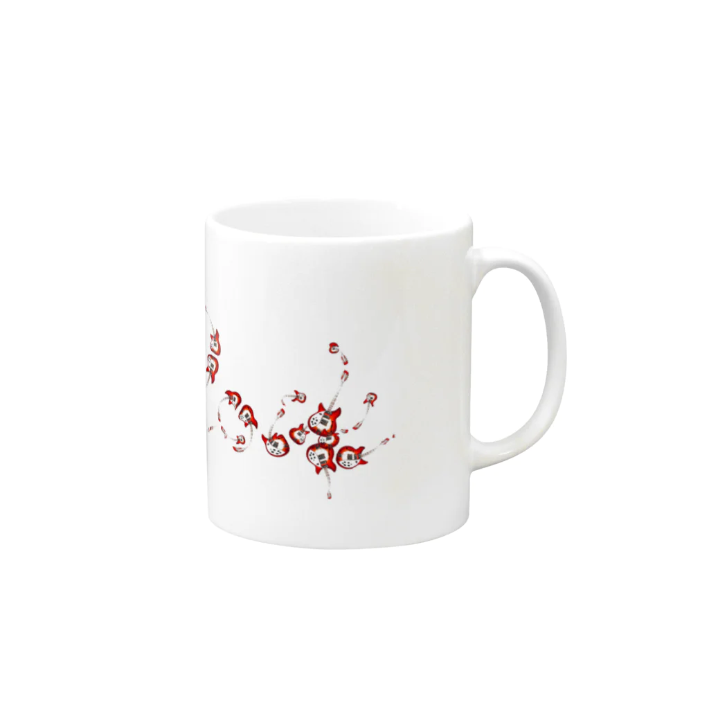 manekineko Marketのギター Mug :right side of the handle