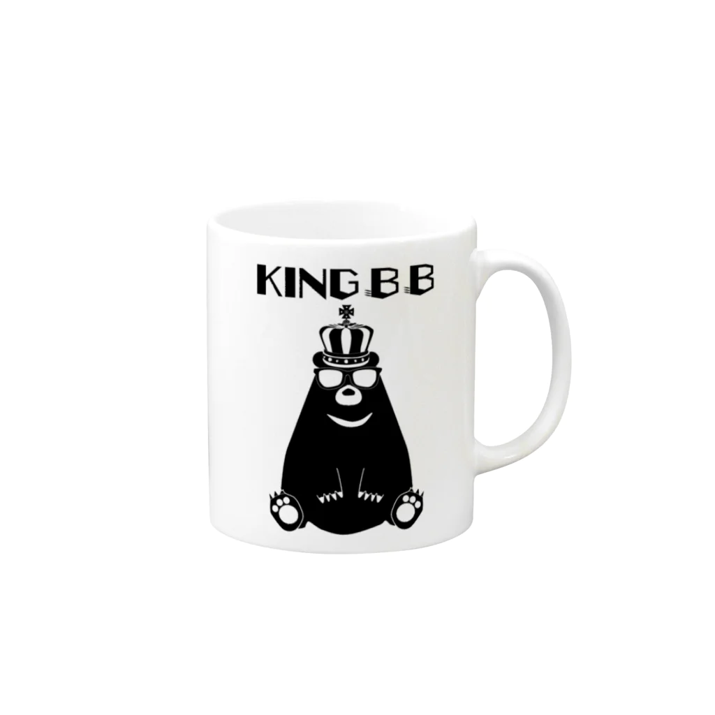 KING B BのKING B B Mug :right side of the handle
