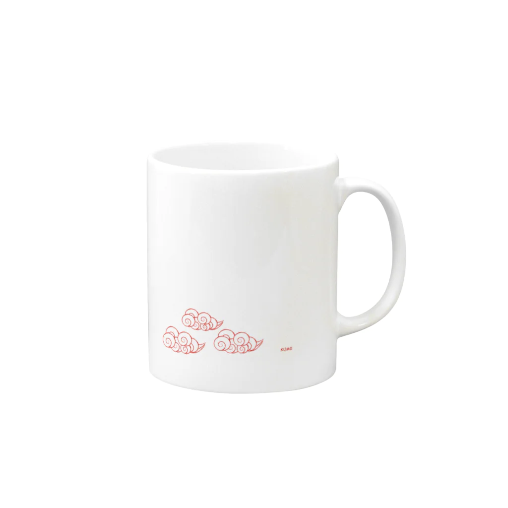 ミヤタのくも Mug :right side of the handle