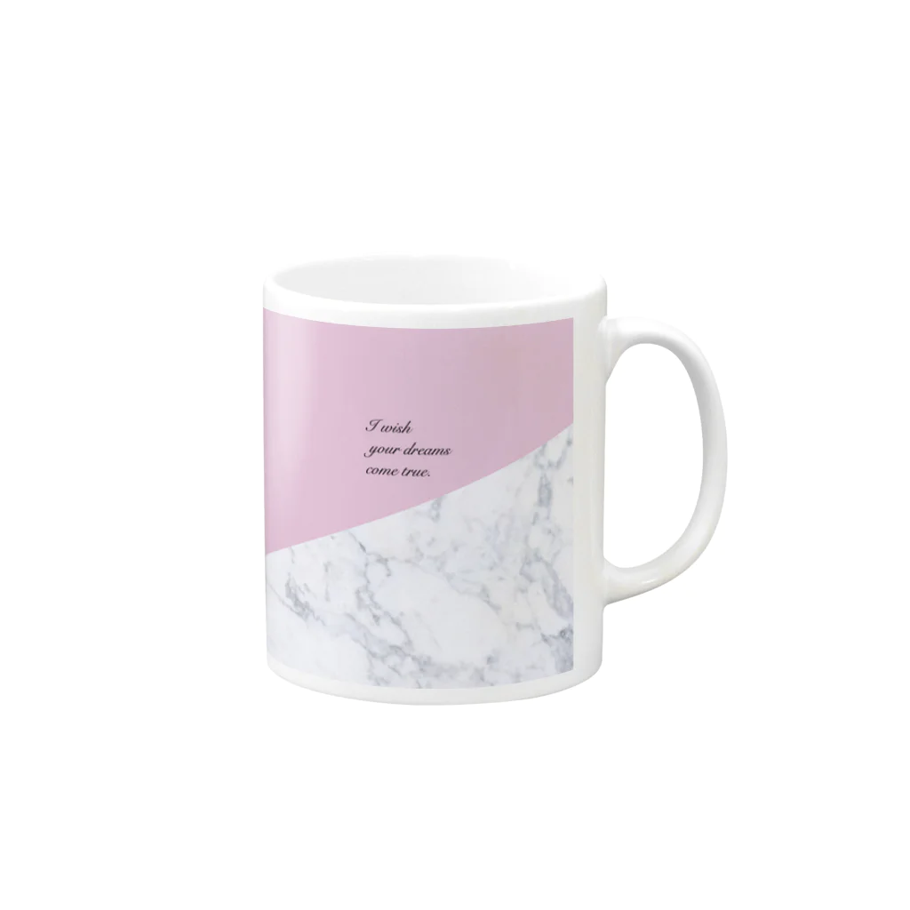 Adorable-Angels ໒꒱·*のI wish your dreams come true. Mug :right side of the handle