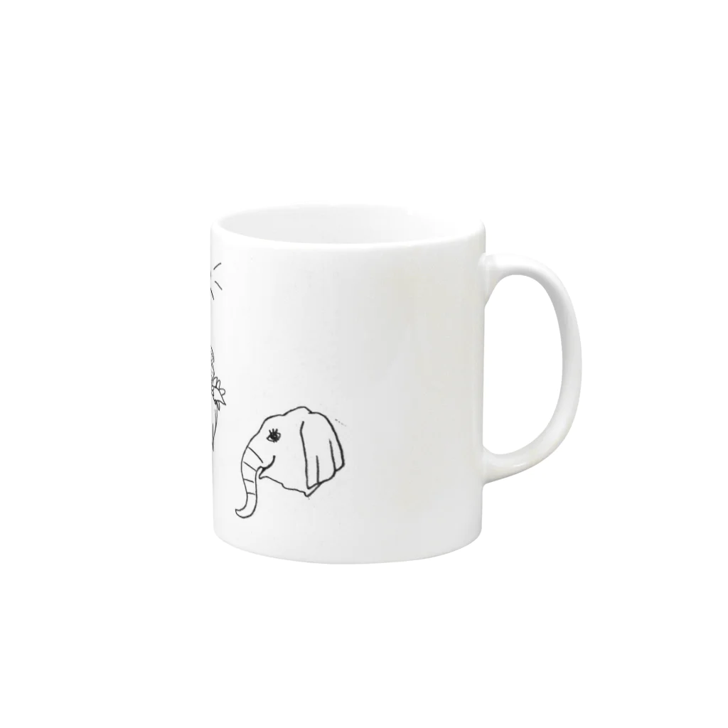 シマモリ タカコのユメみるこ Mug :right side of the handle