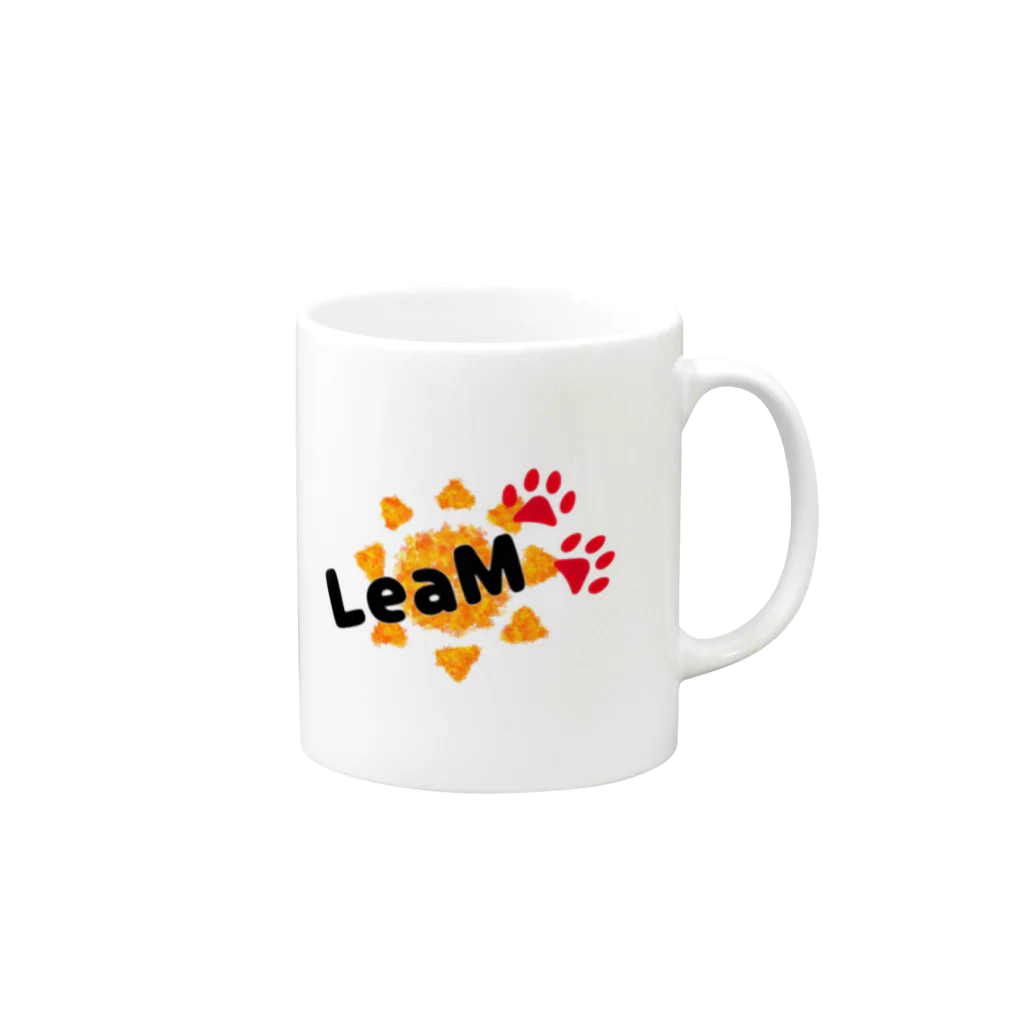 LeaMのLeaMオープン第1弾 Mug :right side of the handle