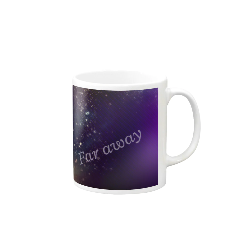 ☁たんこま☁のFar away Galaxy 1 Mug :right side of the handle