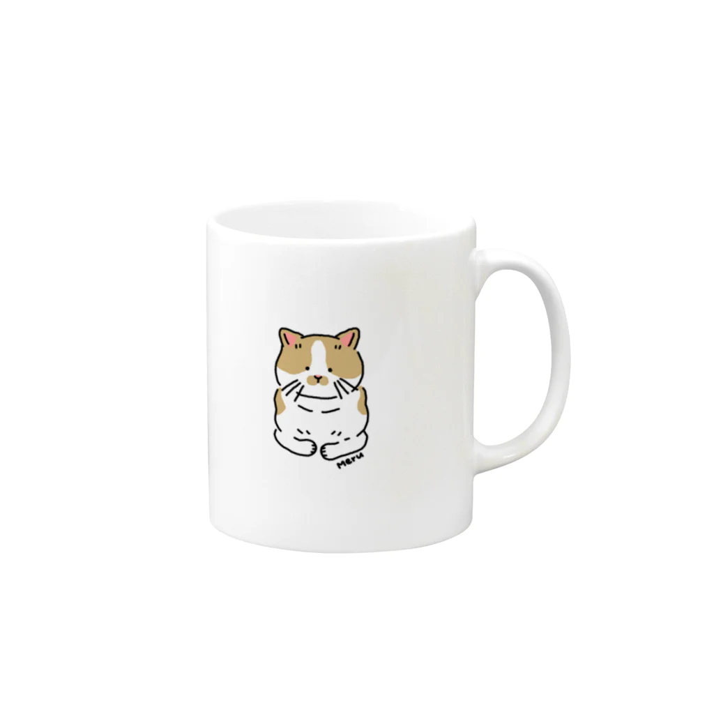 moeのメル Mug :right side of the handle