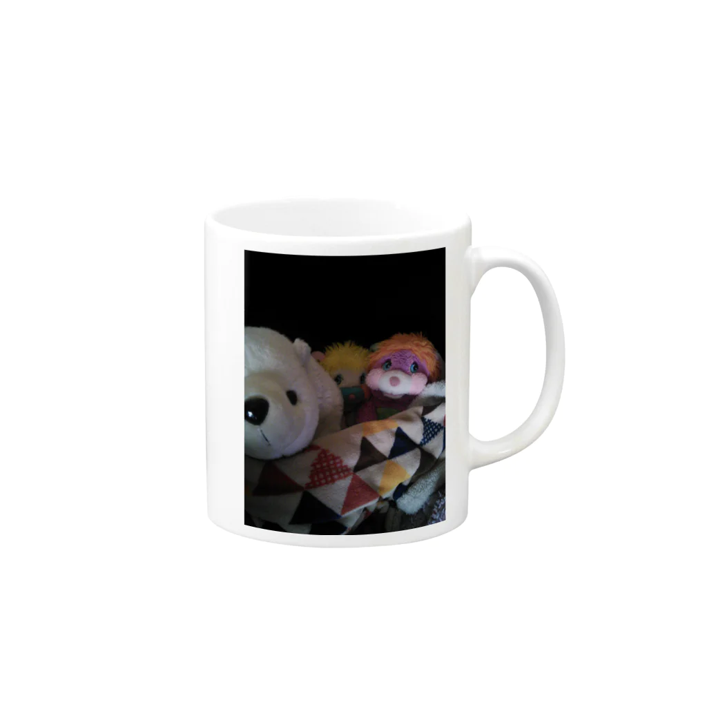 pi-hamaのぬくぬくくま Mug :right side of the handle