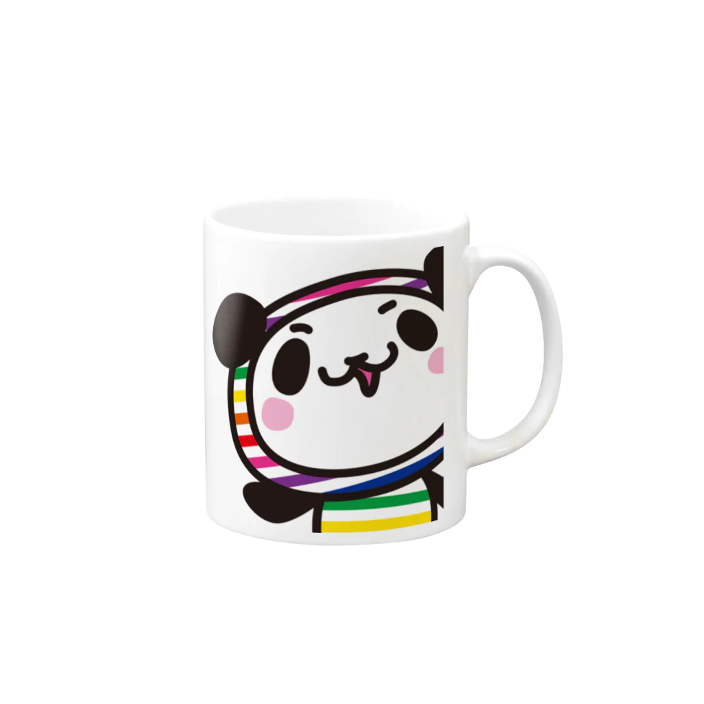 goods_drsのしまパン M007 Mug :right side of the handle