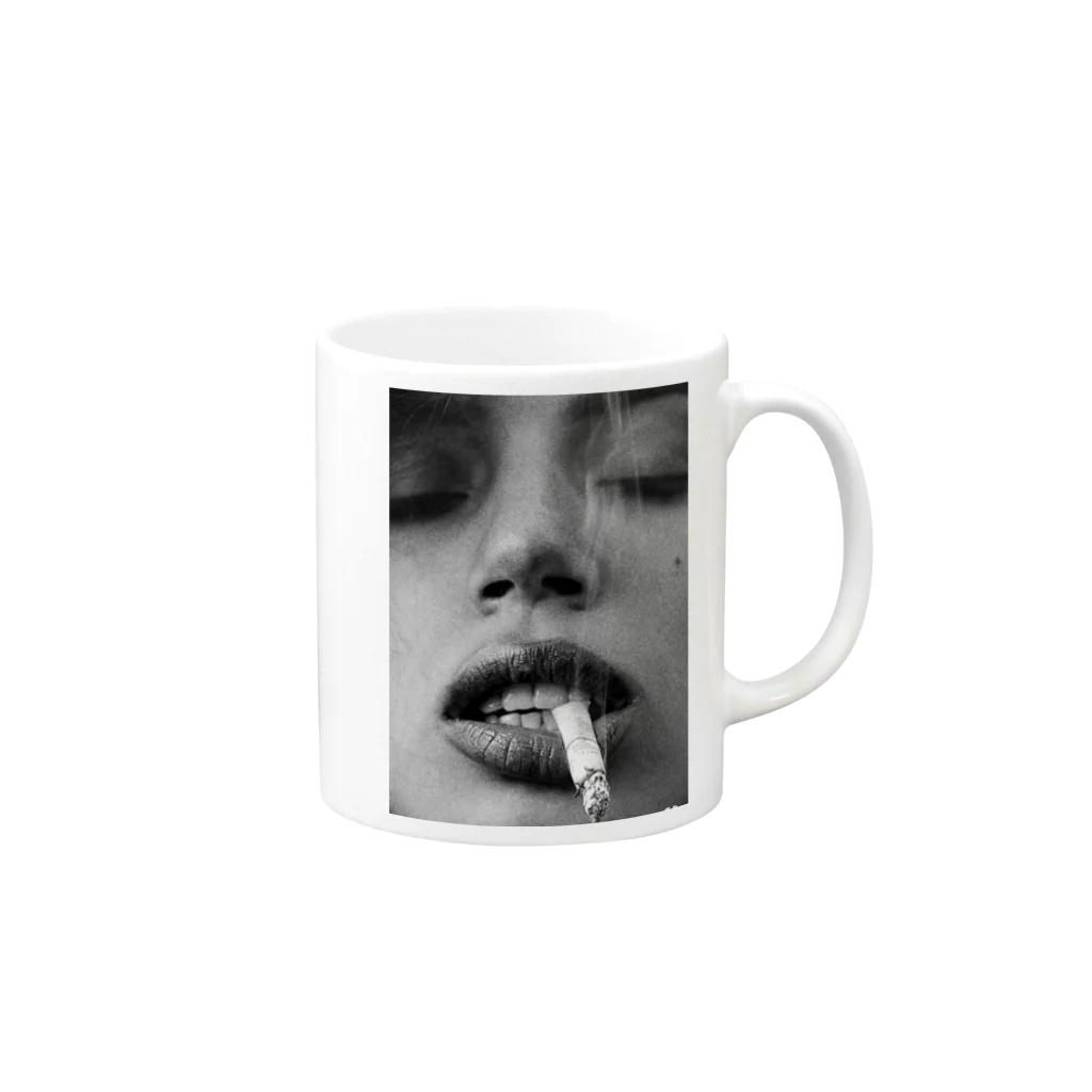 noirdejaisのNoir de jais-「It's all  my all」 Mug :right side of the handle