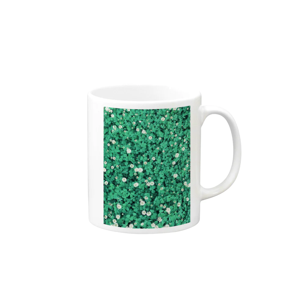 淡海のcloverⅡ Mug :right side of the handle