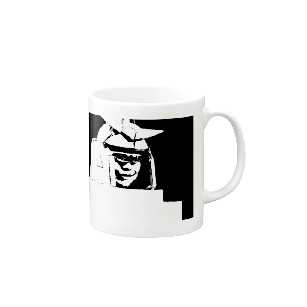 ロボレンジャーロボのロボレンジャーロボ Mug :right side of the handle