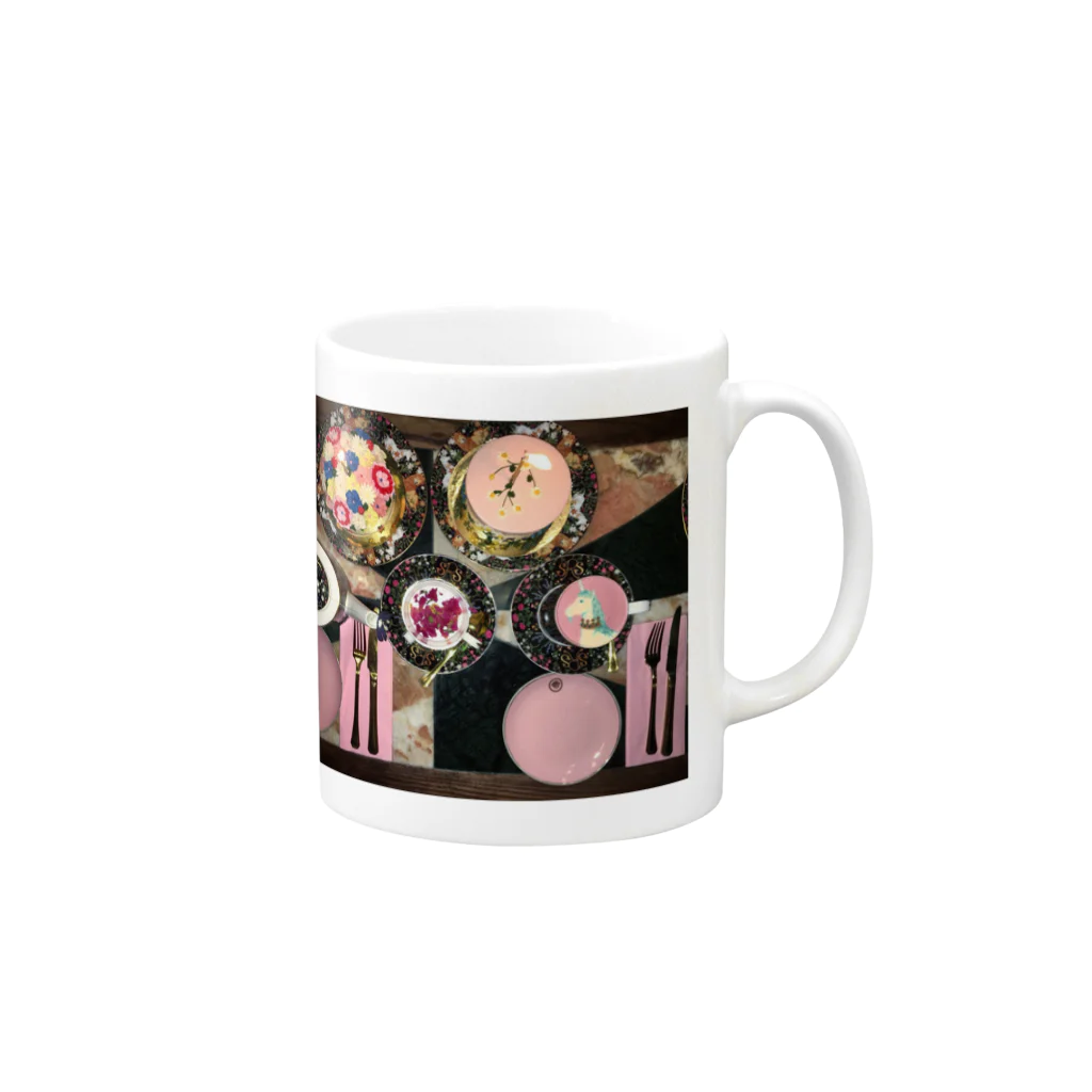 TRIPPICのAggregate Cakes Mug :right side of the handle