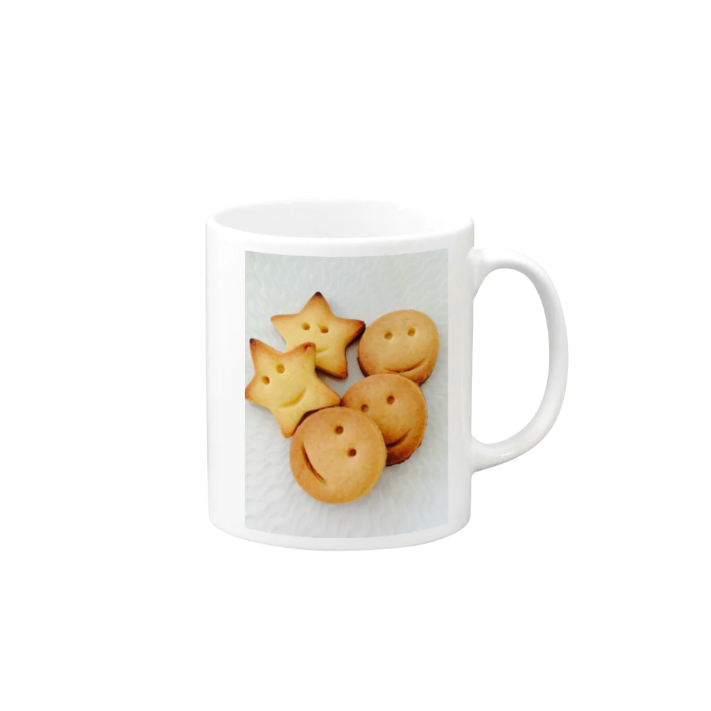 shop oh!la!la!のcookie Mug :right side of the handle