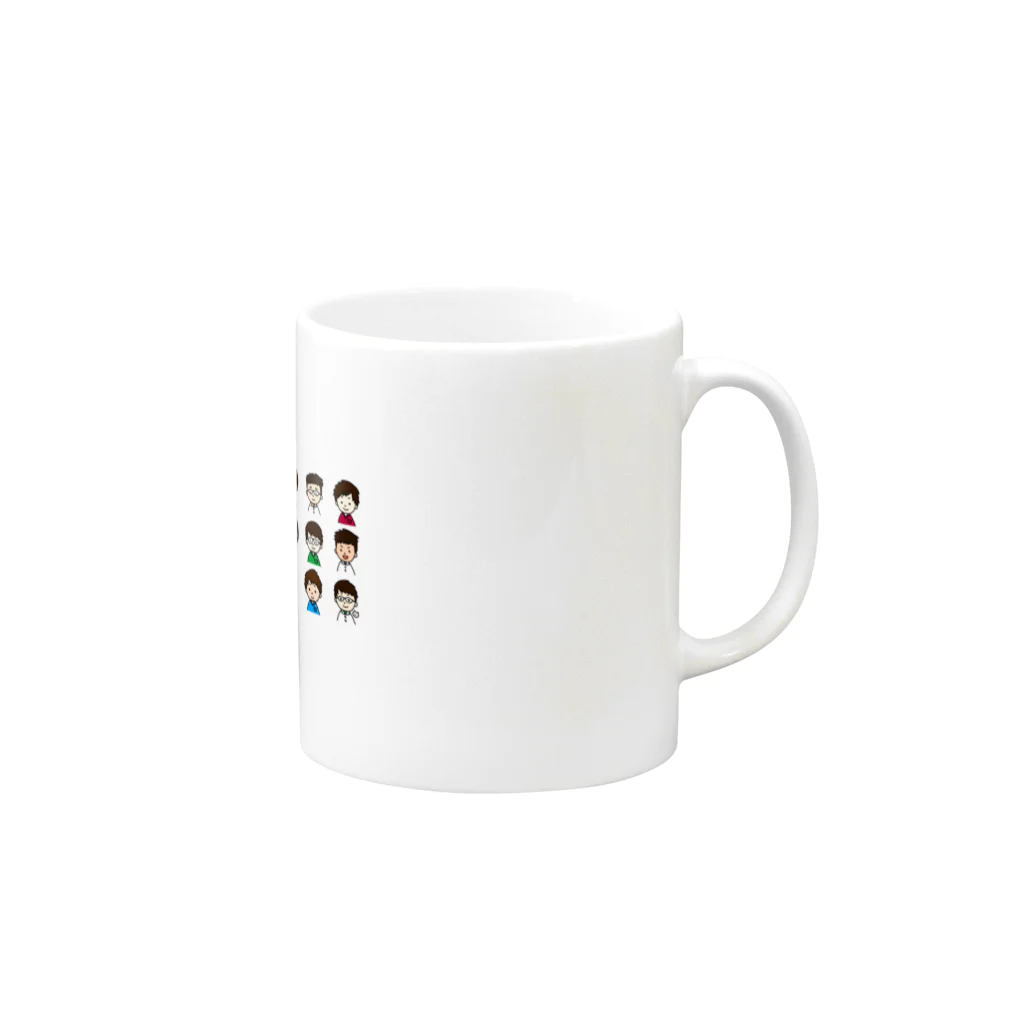 medicco storeのオリジナルメンバー Mug :right side of the handle