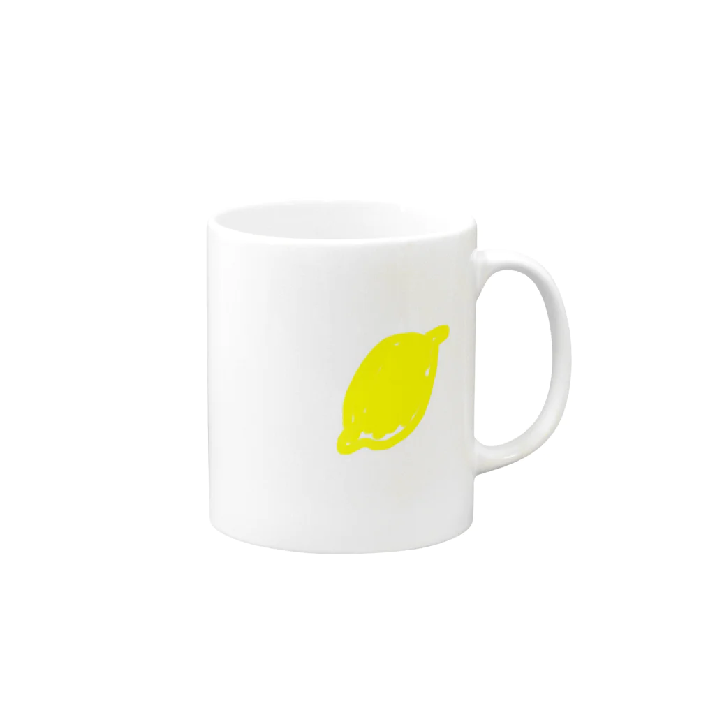 じょじょしょっぷのれモン Mug :right side of the handle