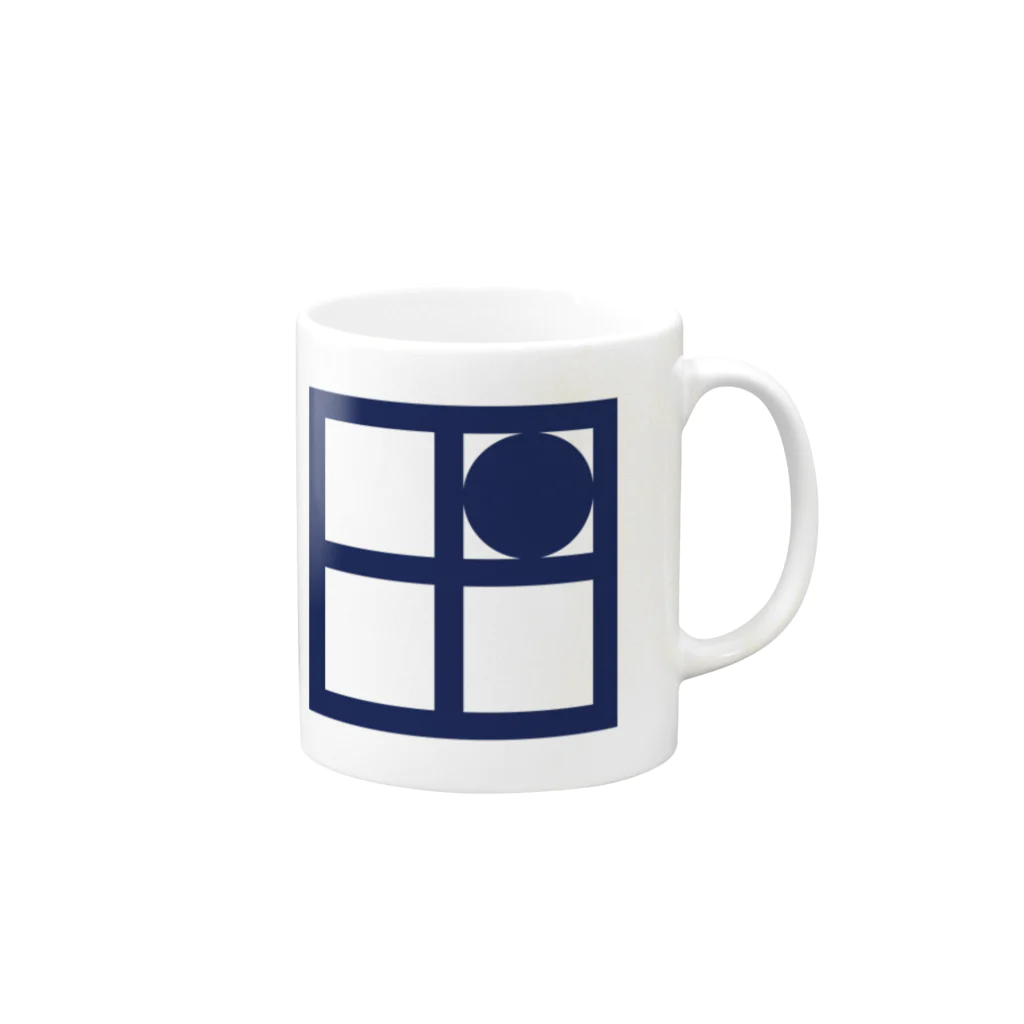 笑倍繁盛GOODS ONLINE SHOPの笑倍繁盛マグカップ Mug :right side of the handle