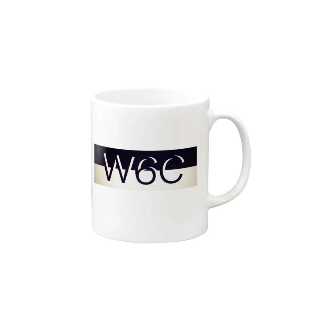 新型のゆうたのW6C Mug :right side of the handle