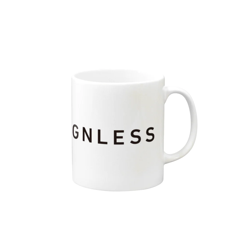 Naoki KanazawaのDESIGNLESS Mug :right side of the handle