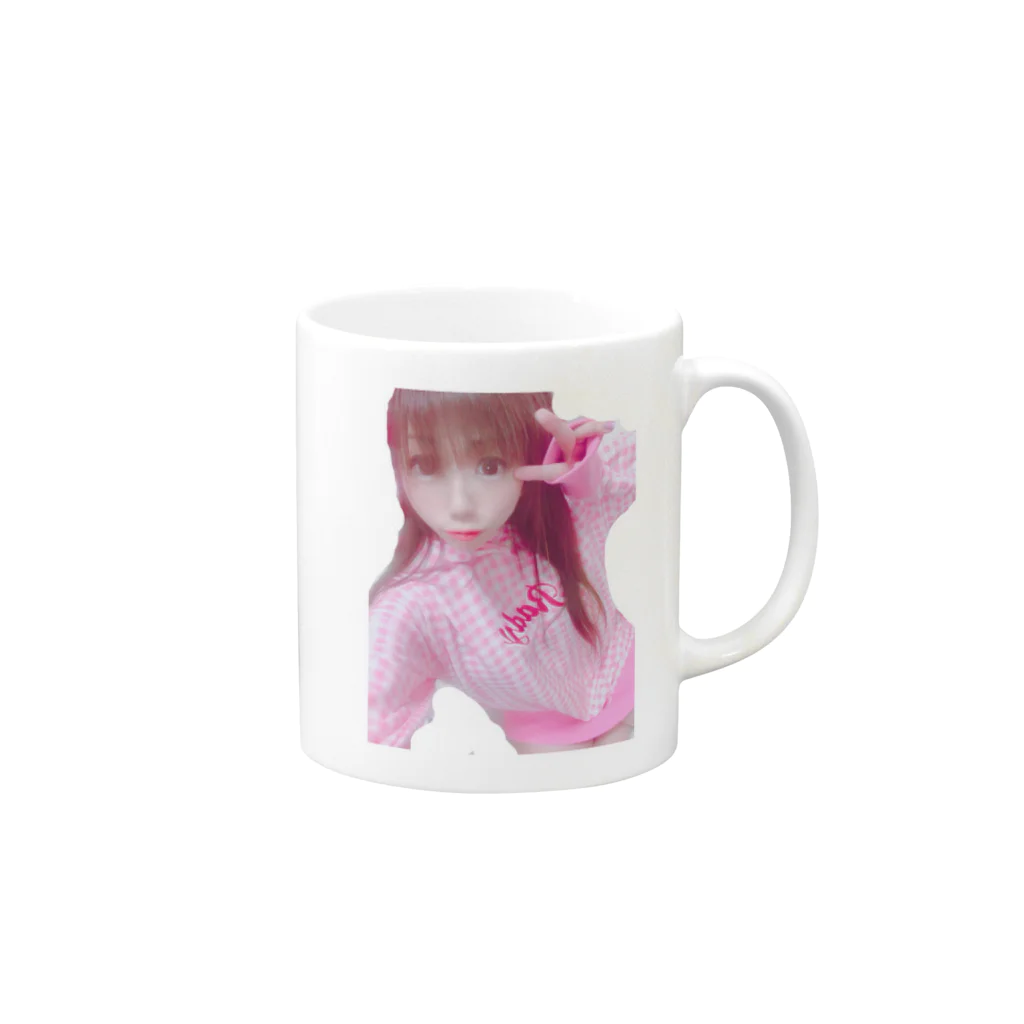 💜まりん💜のまりん Mug :right side of the handle