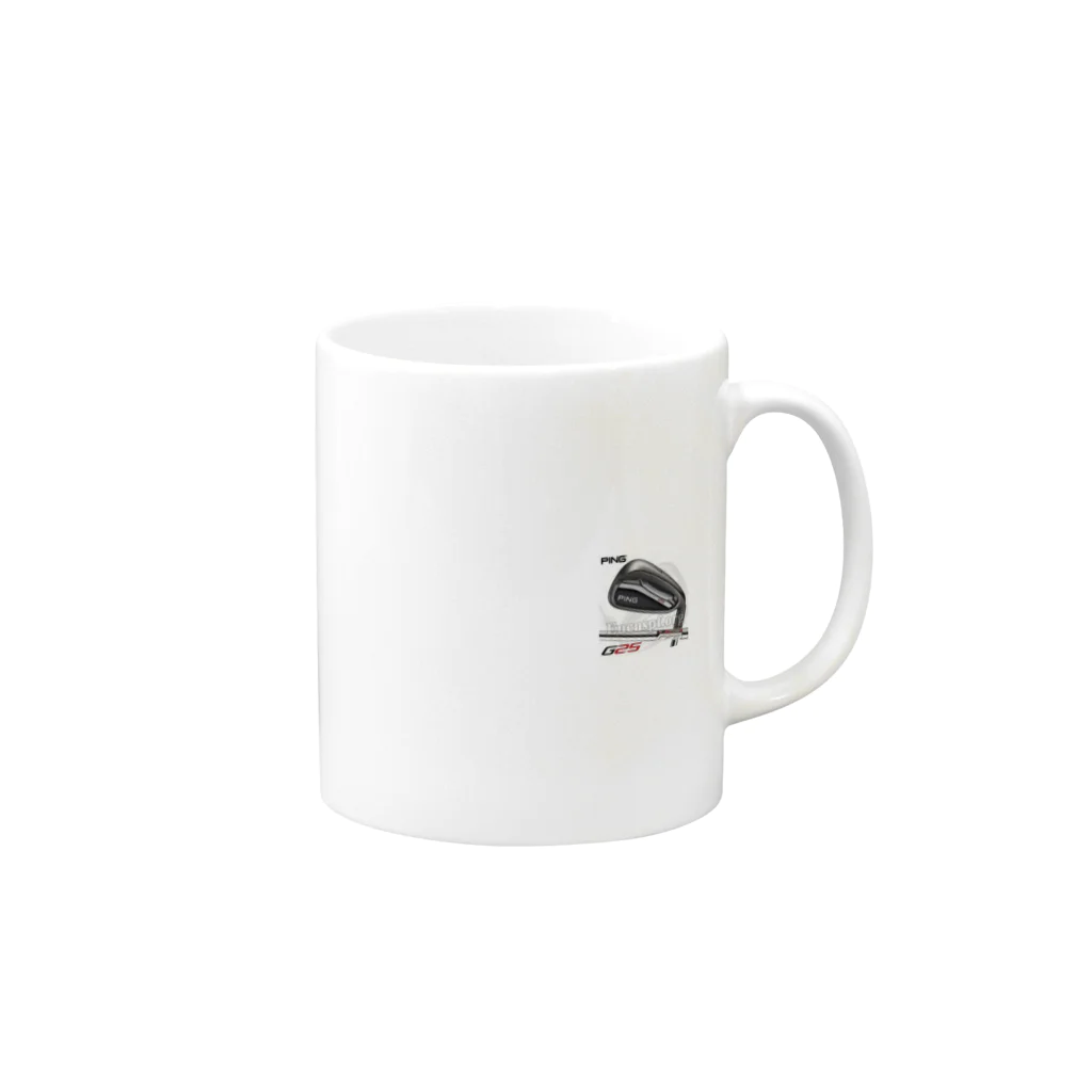 soshfhのピンG25アイアン Mug :right side of the handle