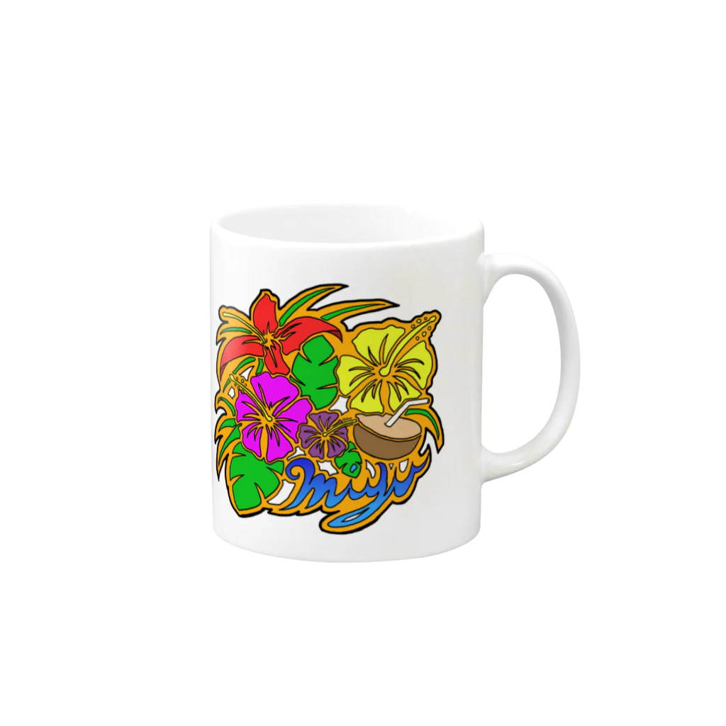 MusicJunkyの依頼品:ミユ Mug :right side of the handle