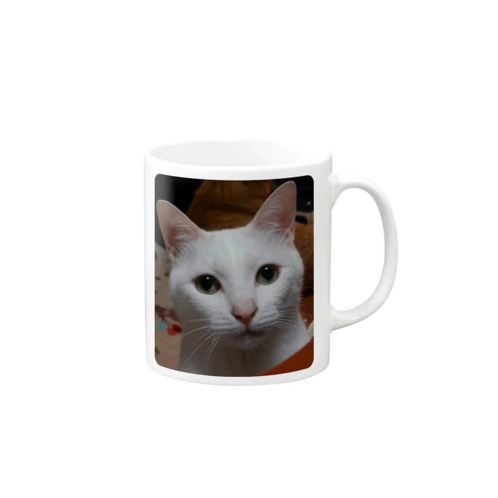 kunchabouのねこのパロル♡ Mug :right side of the handle