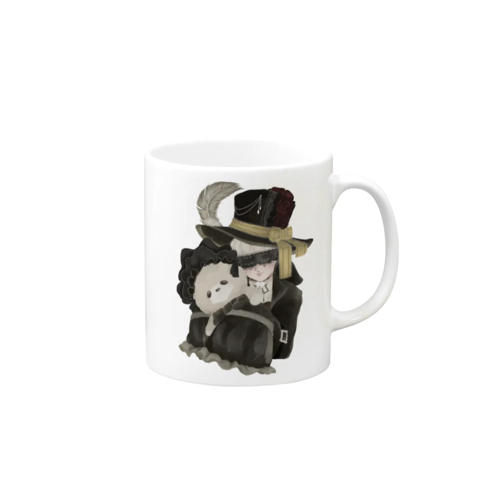 -Hyuga-のゴシックまぐかっぷ Mug :right side of the handle