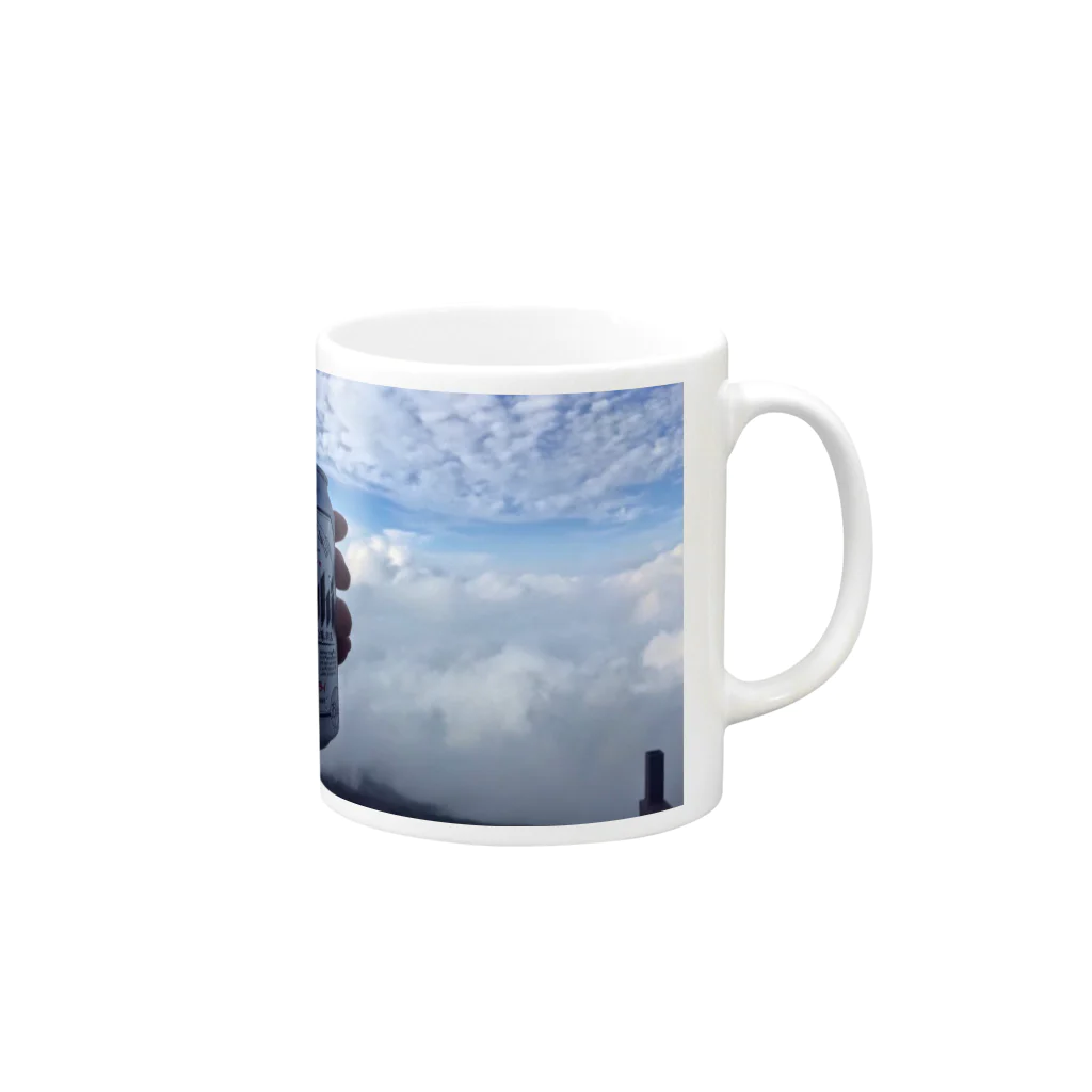 kou0303の天空の狭間でカンパイ！ Mug :right side of the handle