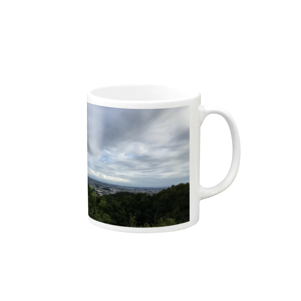 おちゅにだブランドの自然の恵 Mug :right side of the handle