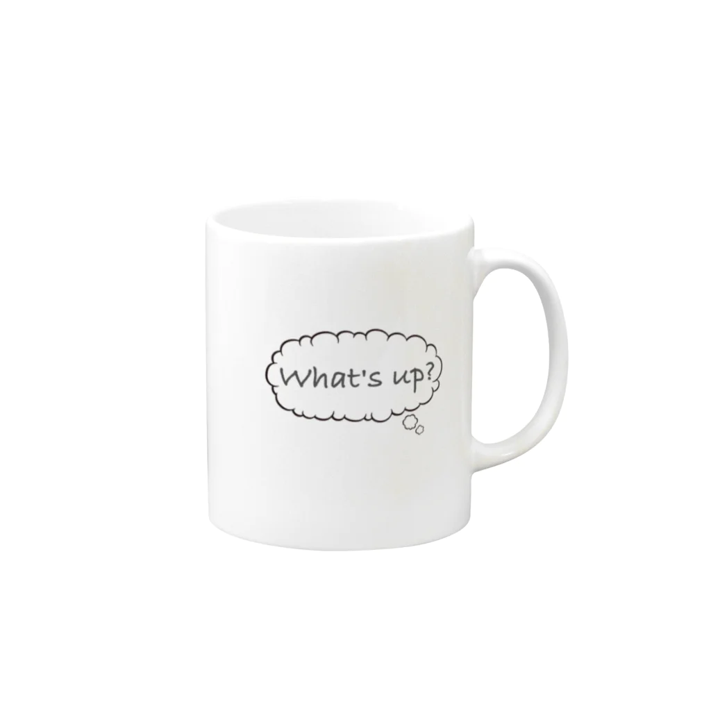 cielo◡̈*✾のWhat's up! Mug :right side of the handle