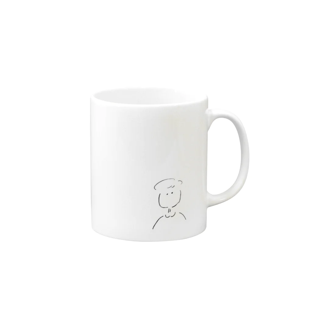 酢めしのある娘 Mug :right side of the handle