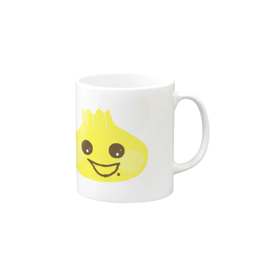 ビーネットサイト神戸の玉ねぎのたまちゃん Mug :right side of the handle