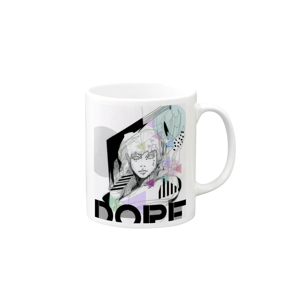 ASTRALUCEのEPODE Mug :right side of the handle