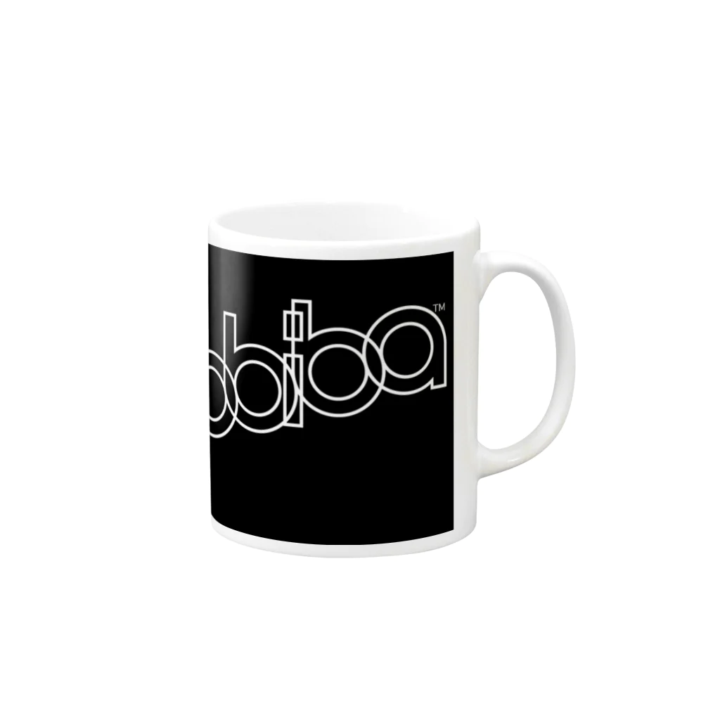 asobiba/あそびばの Asobiba Inc Mug :right side of the handle