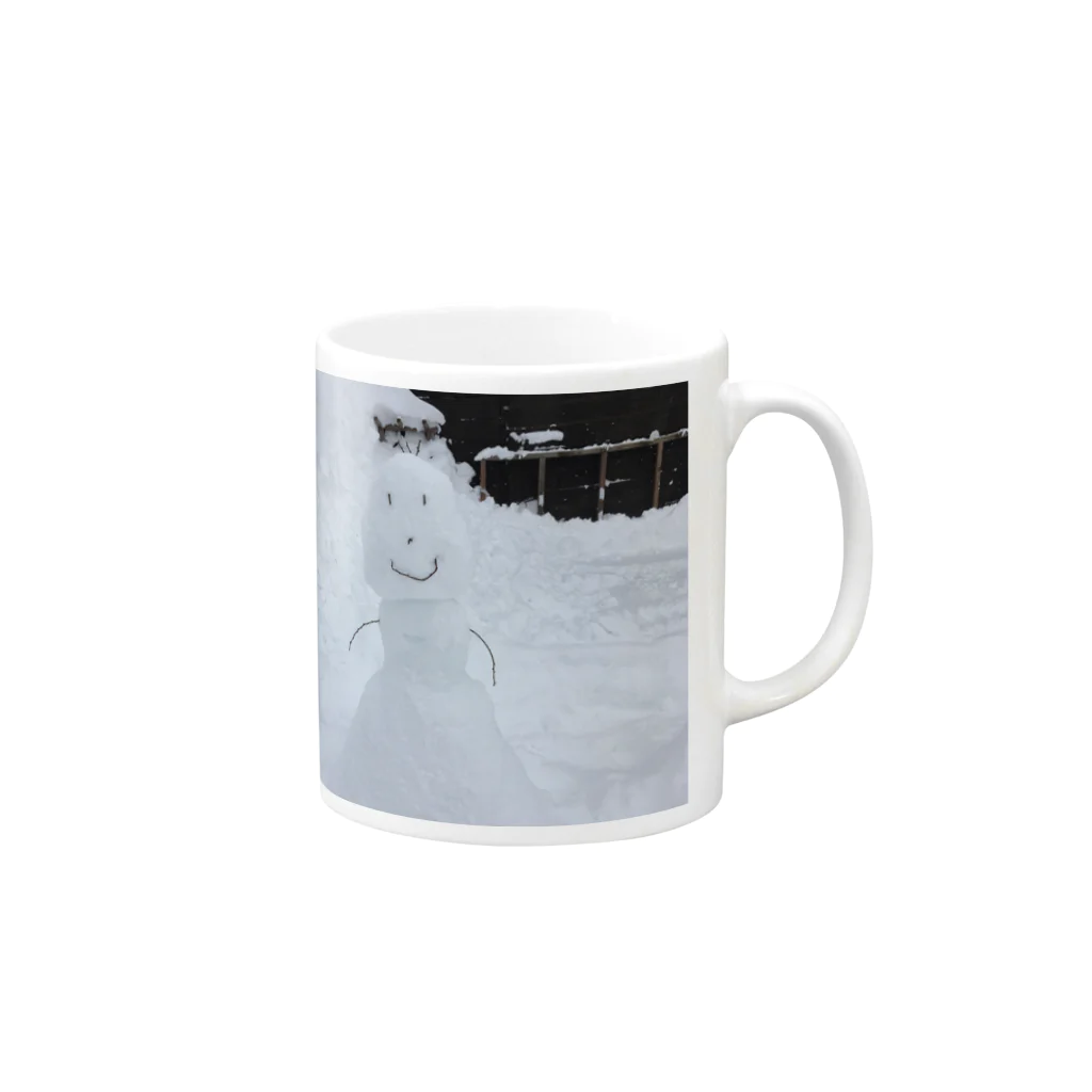 檸檬の雪の子供 Mug :right side of the handle