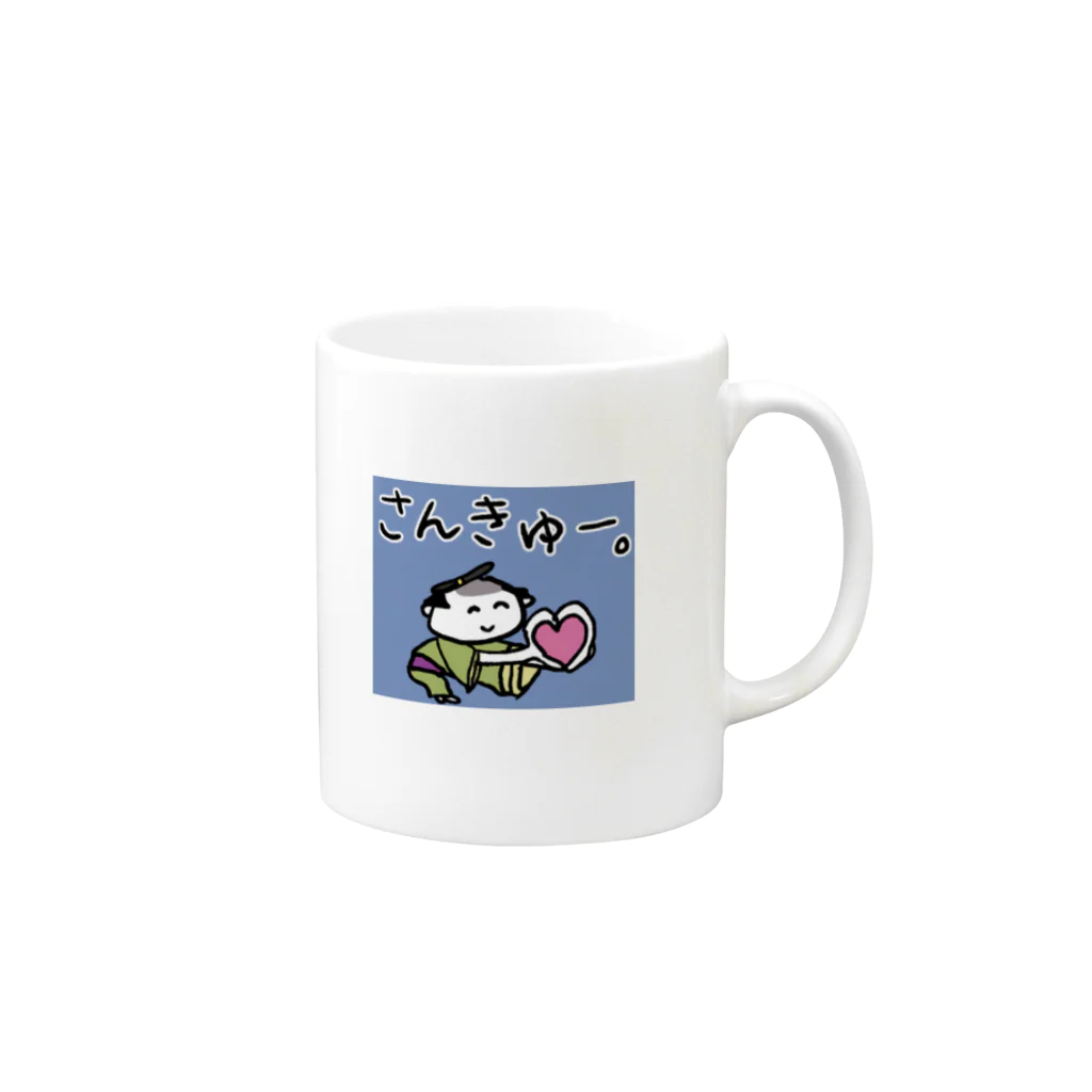 MedicalKUNのOSAMURAI-CHAN Mug :right side of the handle