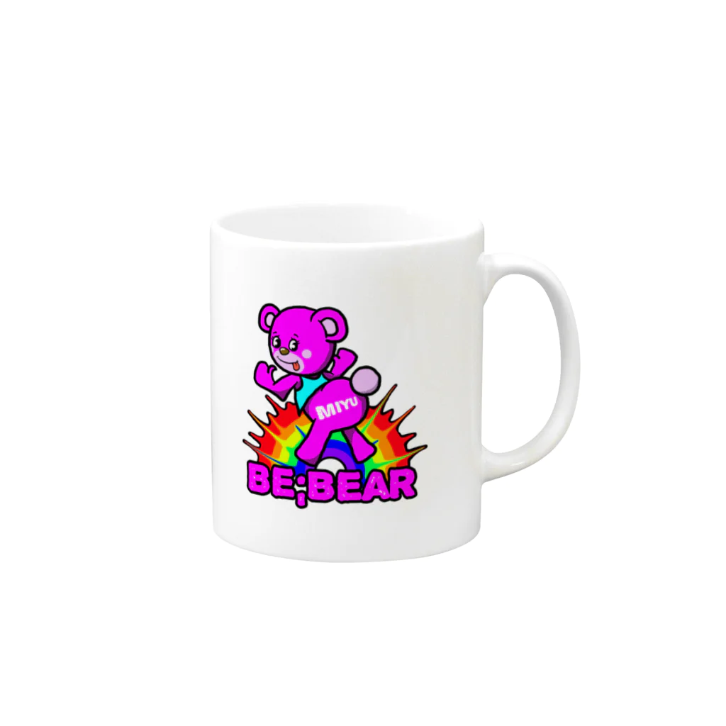 MusicJunkyのBe;Bear(MIYU) Mug :right side of the handle