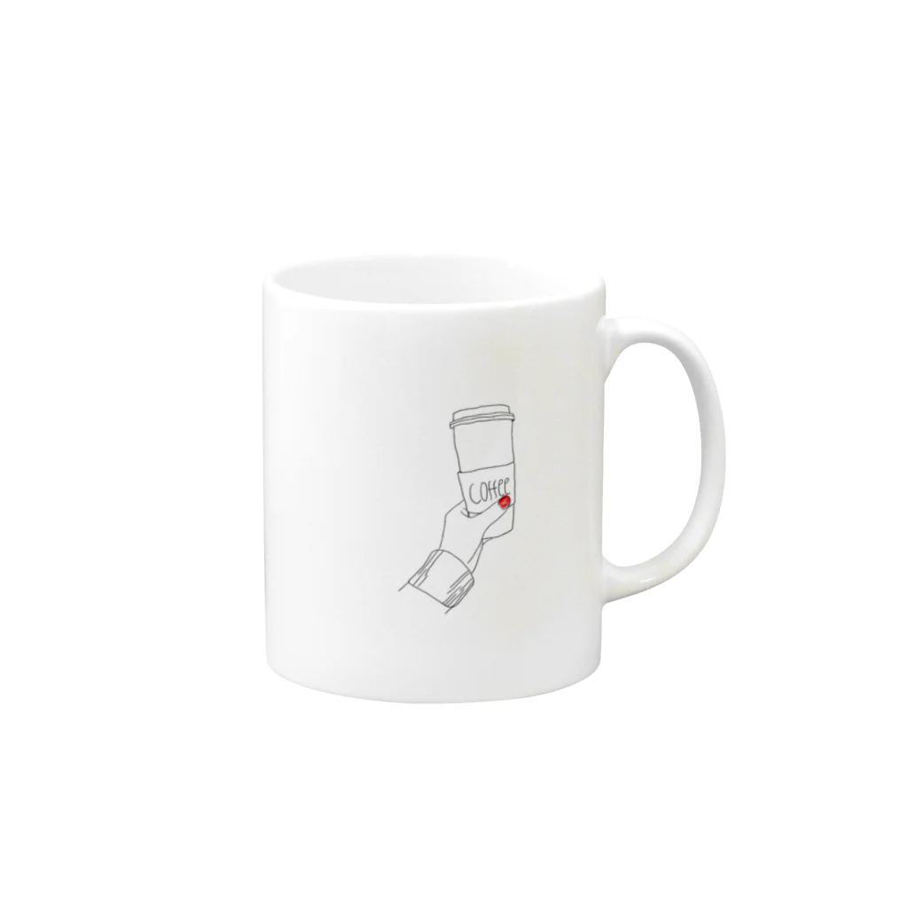 akのcoffee Mug :right side of the handle