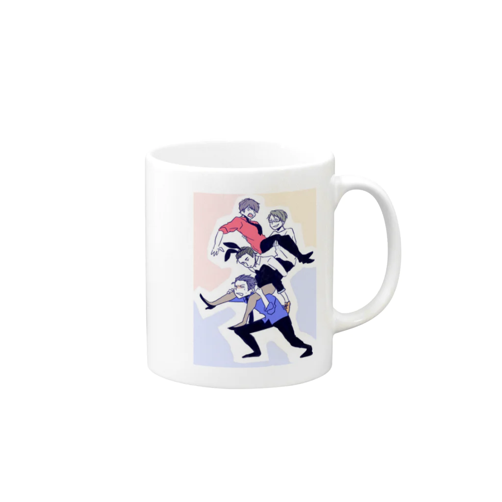 Tehegeloのゲスゲロあなじま Mug :right side of the handle