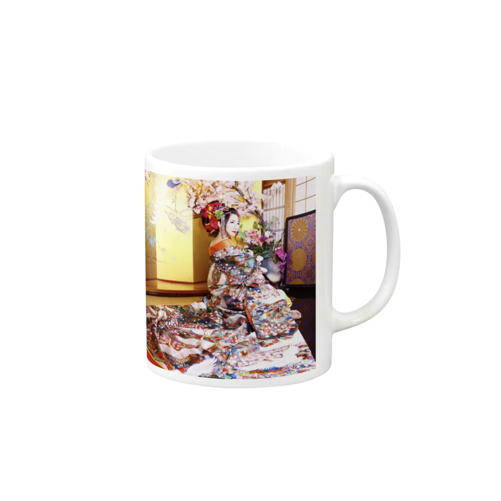 木村あすか (あすてぃ)の花魁あすてぃ1 Mug :right side of the handle