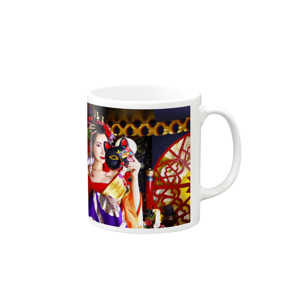 木村あすか (あすてぃ)の花魁あすてぃ5 Mug :right side of the handle