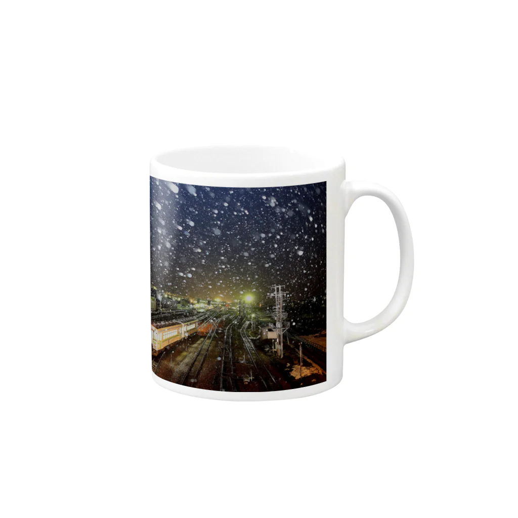 うわじま６号の銀河鉄道の夜 Mug :right side of the handle