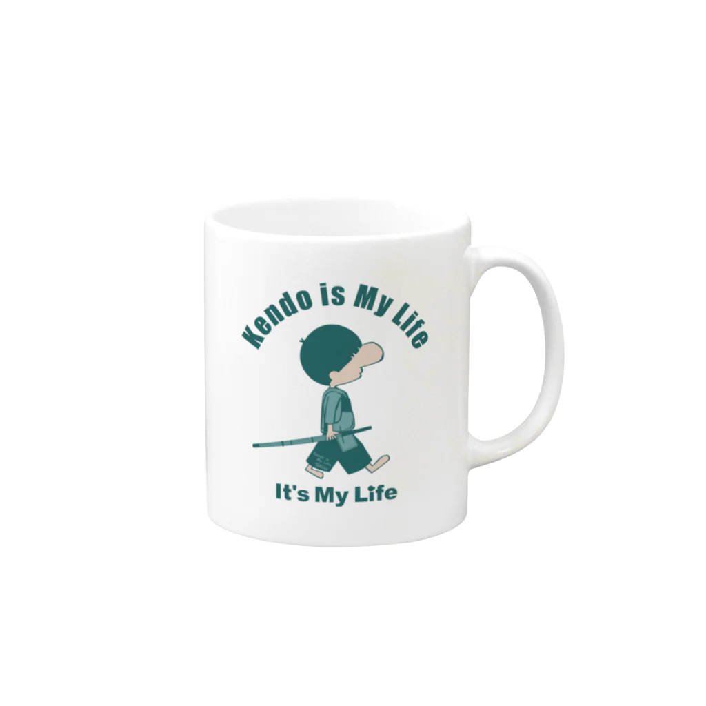 lovebitのIt's My Life / Boy:Kendo Mug :right side of the handle