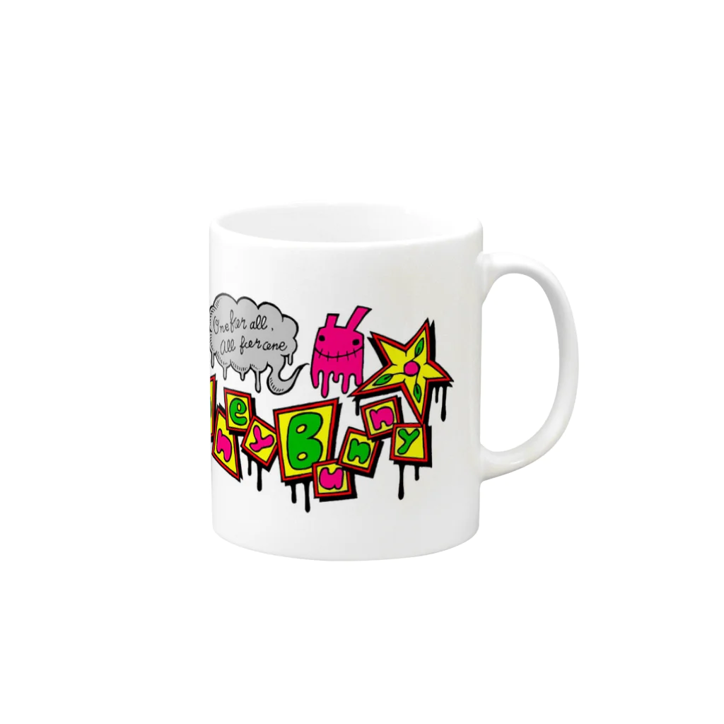 HoneyBunny＊sexyTシャツ＊の＊HoneyBunnyロゴ＊ Mug :right side of the handle