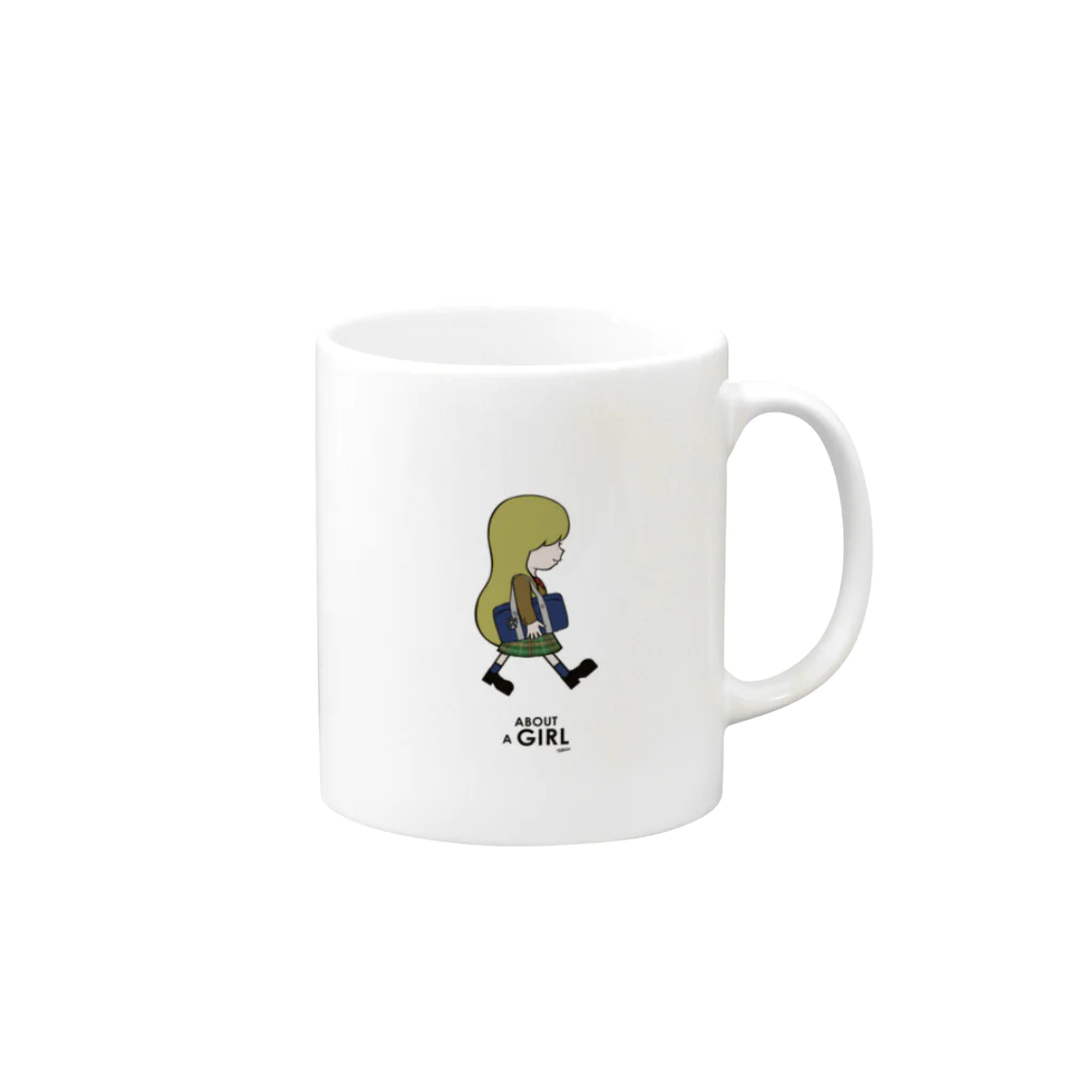 lovebitのIt's My Life / Girl:About a Girl Mug :right side of the handle