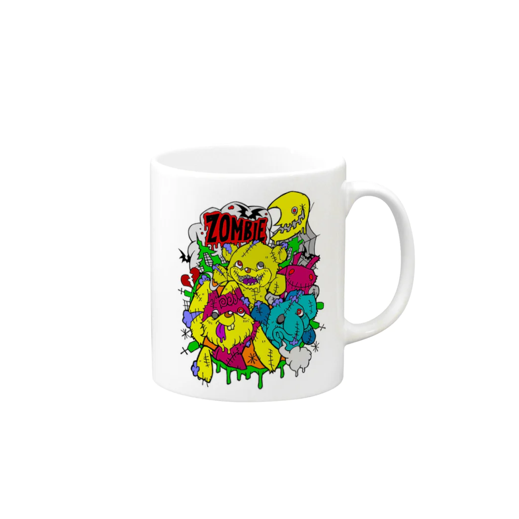 HoneyBunny＊sexyTシャツ＊の＊zombie＊ Mug :right side of the handle