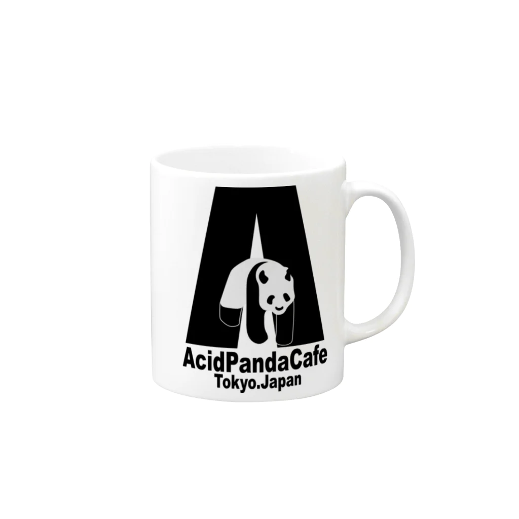 アシパン学園購買部のACID PANDA CAFE Mug :right side of the handle