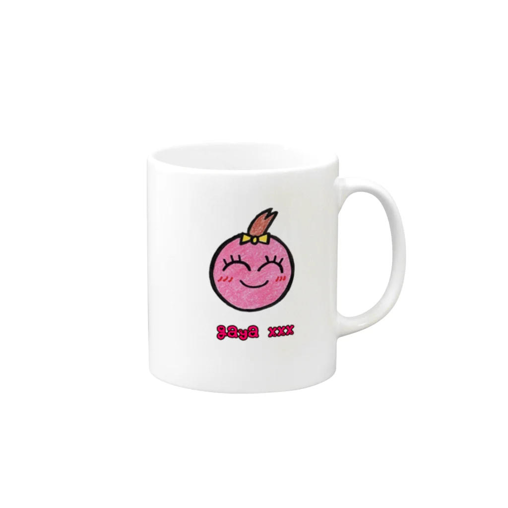 キス担gayakoのショップのキスマイ大好きgayakoちゃん Mug :right side of the handle