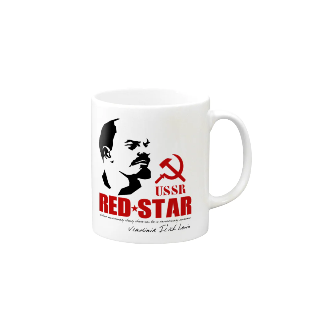 JOKERS FACTORYのLENIN レーニン Mug :right side of the handle