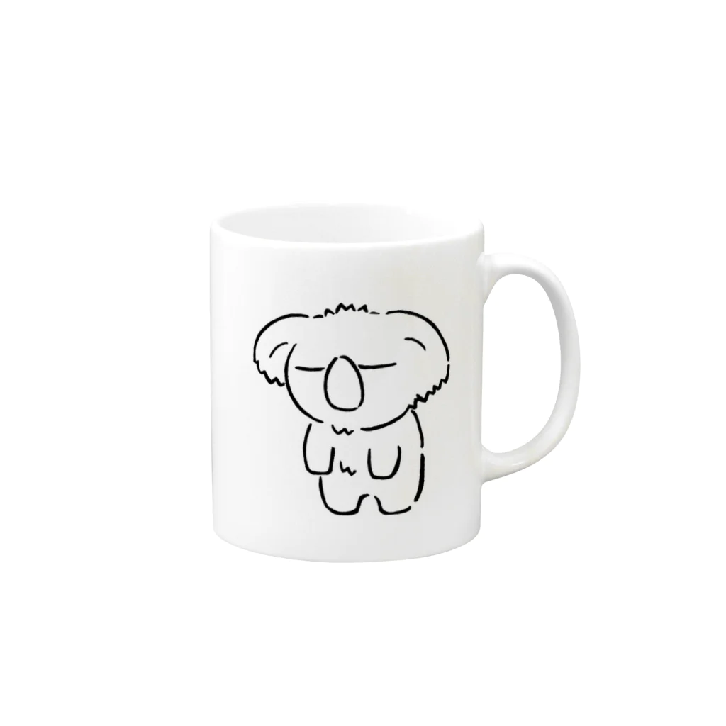 カリツォーの脱コアラ Mug :right side of the handle